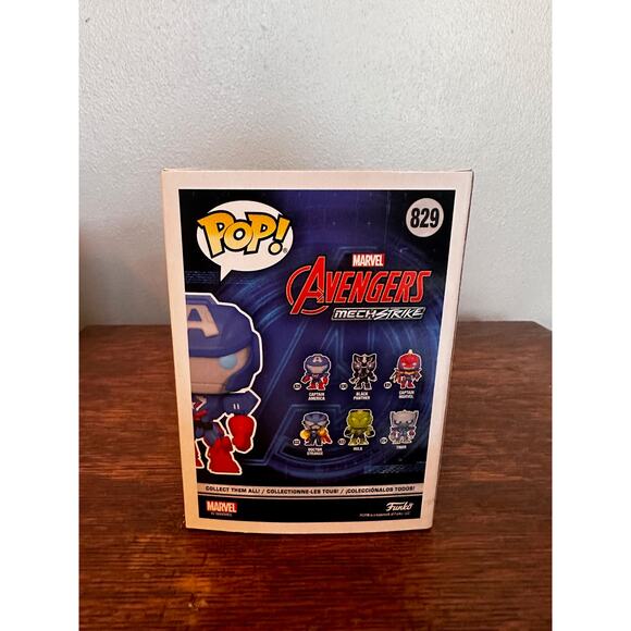 Funko 829 Marvel Mach Strike Captain America - Picture 4 of 7